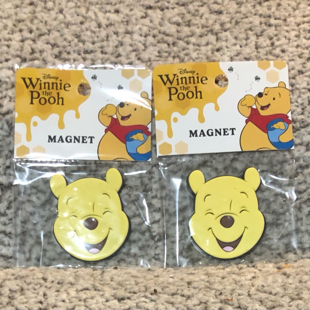 DISNEY WINNIE THE POOH MAGNET (Set of 2).